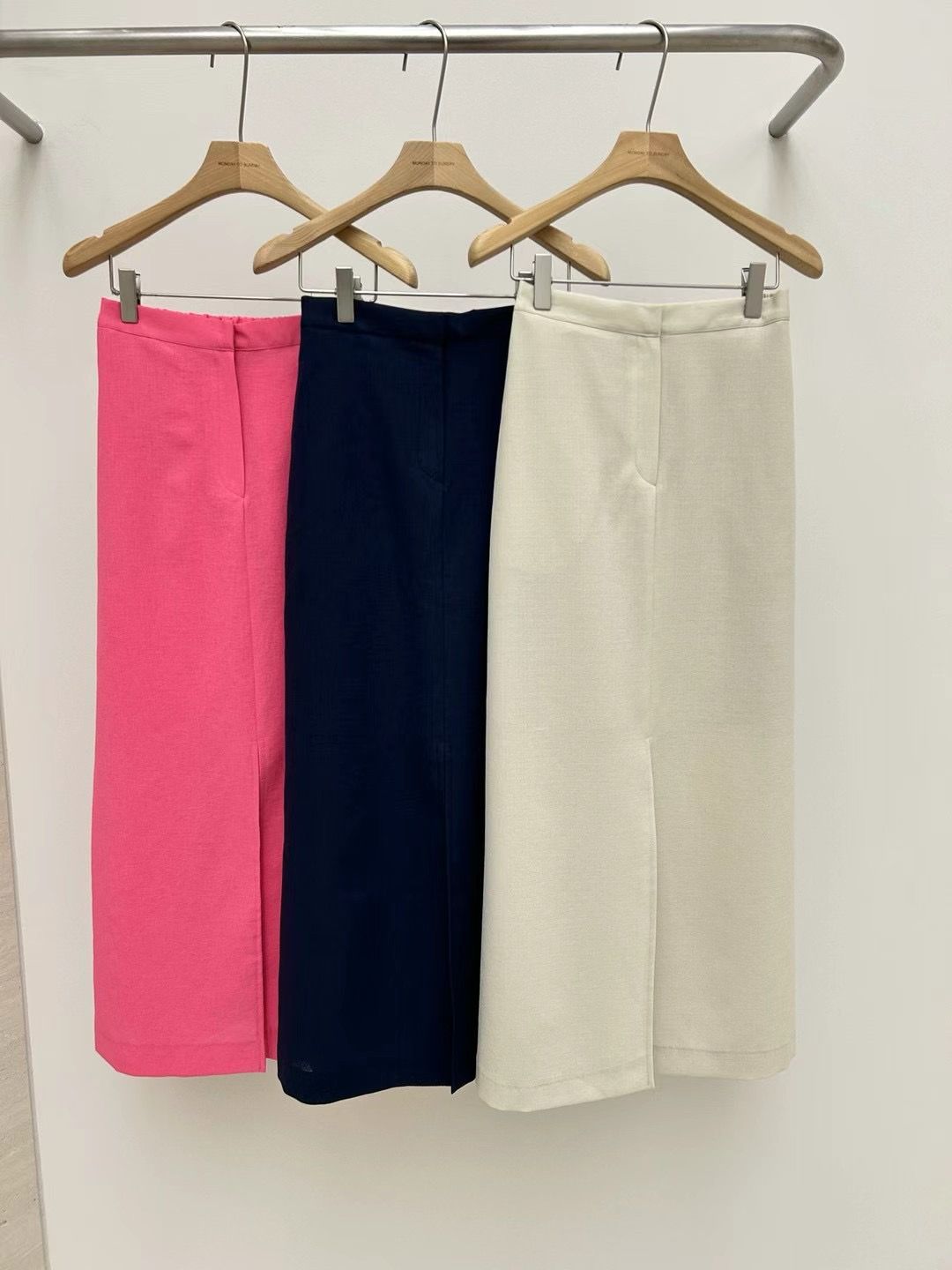 V-neck Cami & Slit Skirt Set *3 Colors (Sold Separately)