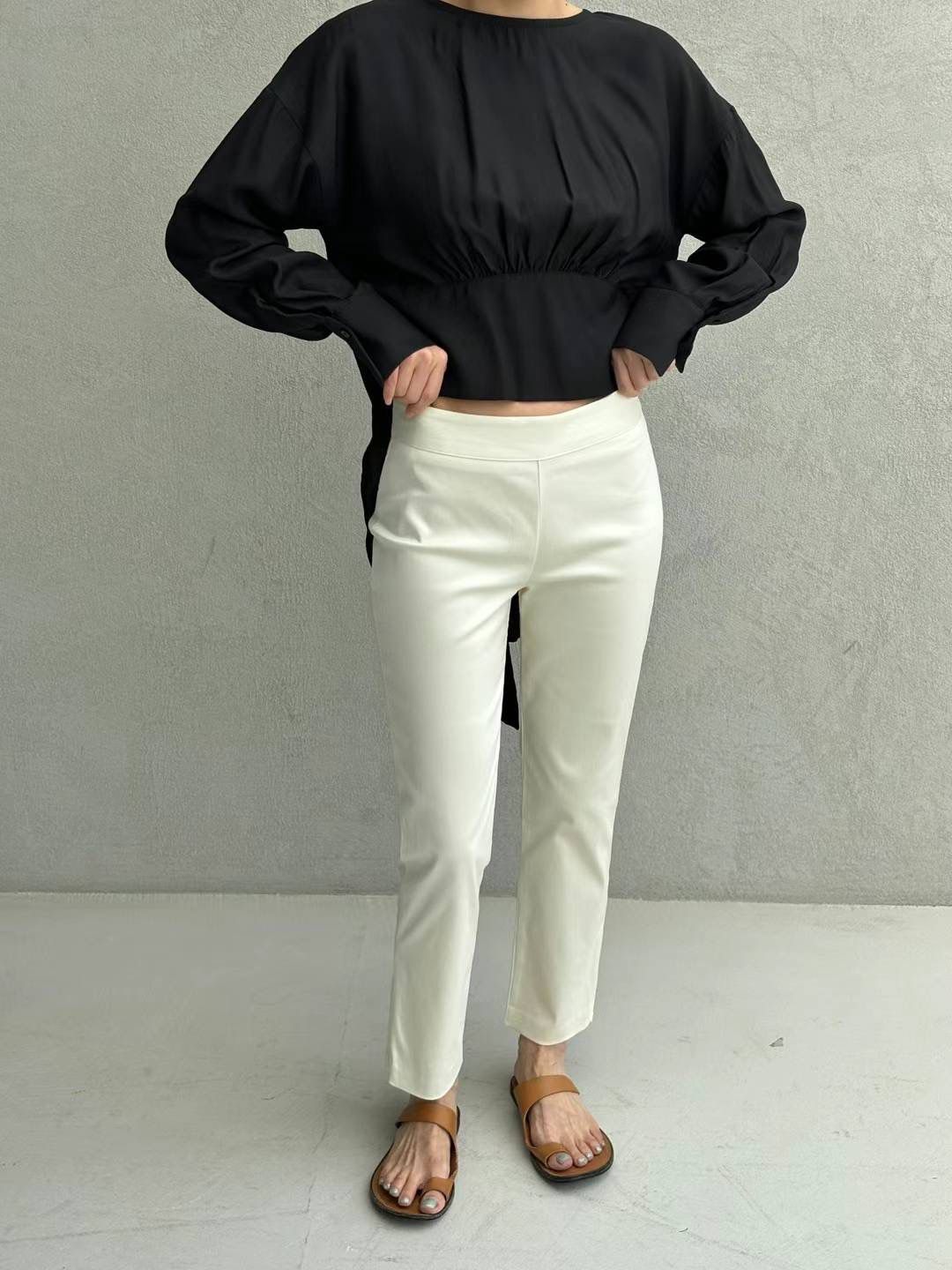 High Waist Slim Fit Suit Pants *3 Colors