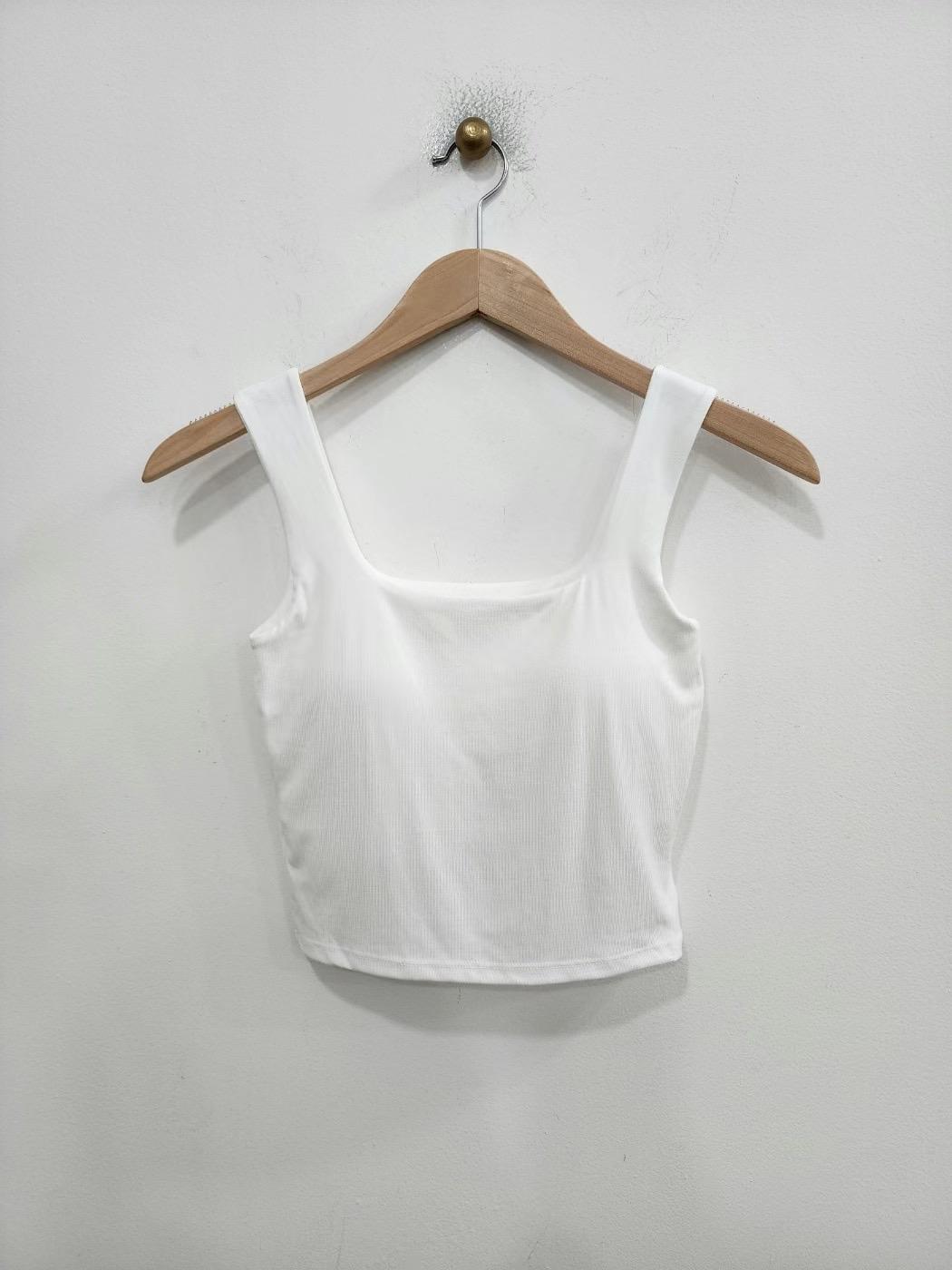 Square Neck Padded Tank Top *5 Colors