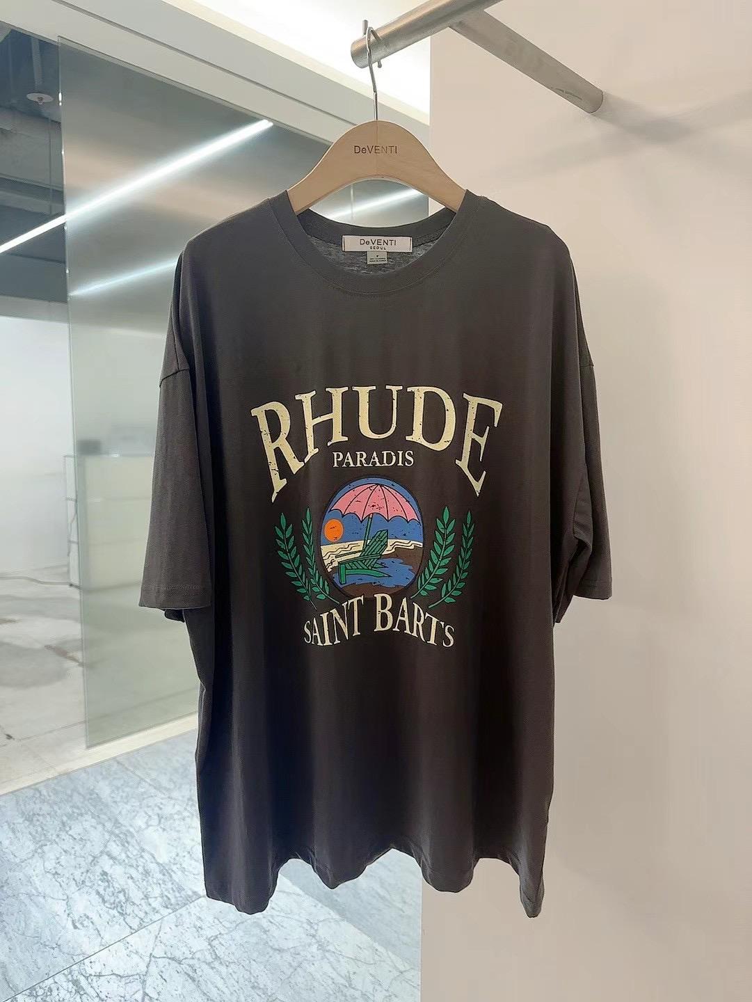 Short Sleeved Printed "Rhude" T-shirt *2 Colors