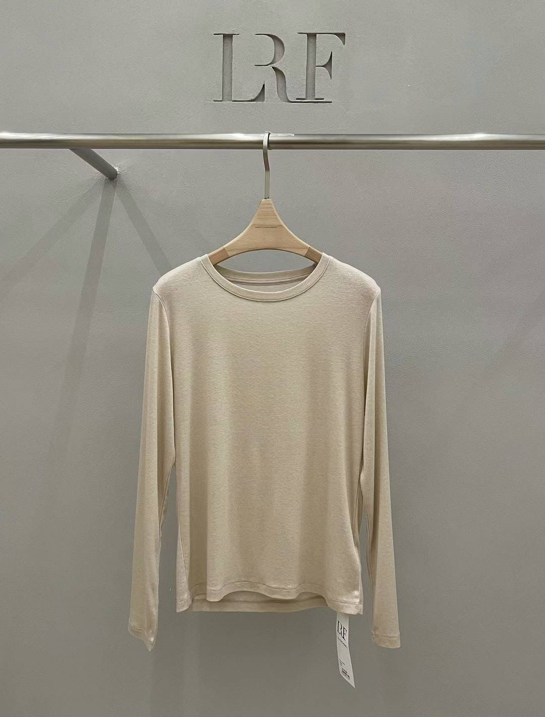 Boatneck Long Sleeved Neutral T-shirt *4 Colors