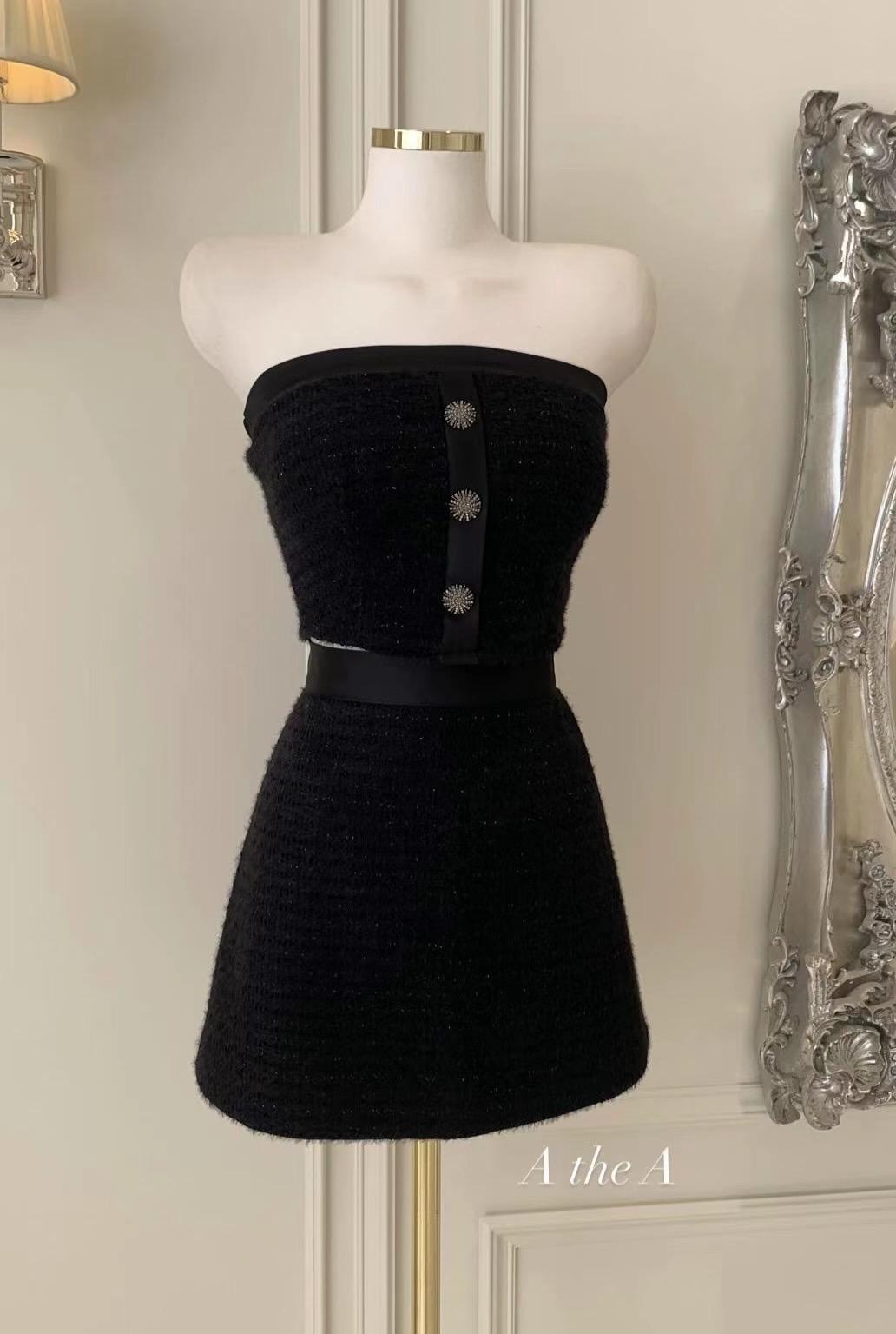 Tweed Tube Top *2 Colors