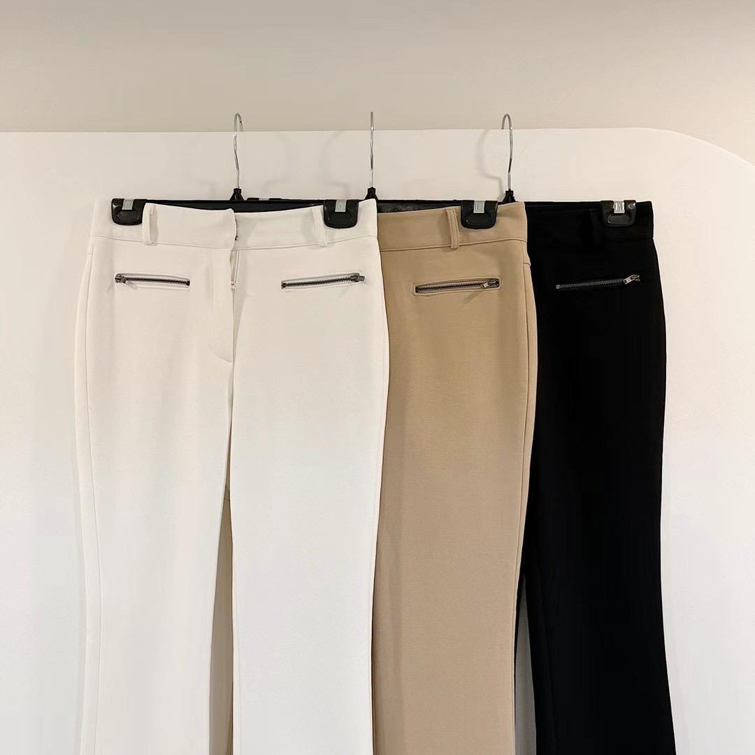 High-waisted Skinny Flared Pants *3 Colors