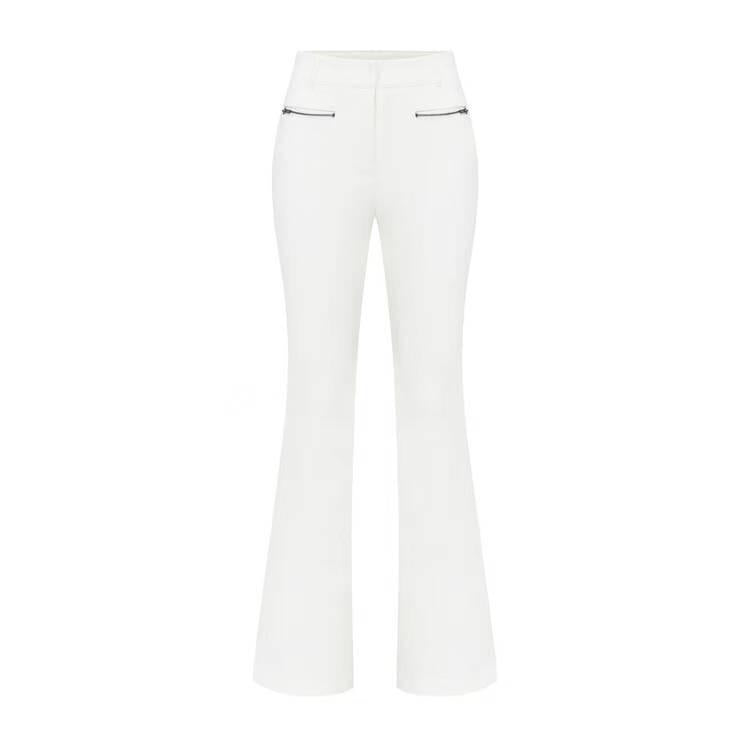 High-waisted Skinny Flared Pants *3 Colors