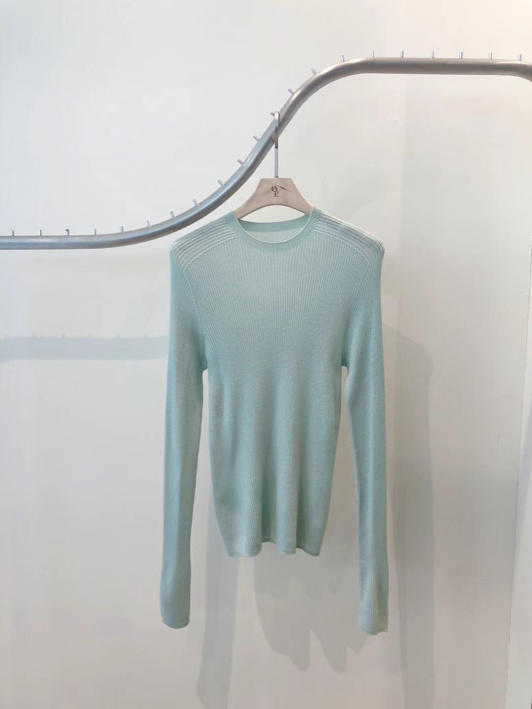 Ribbed Knit Long Sleeved T-shirt *6 Colors