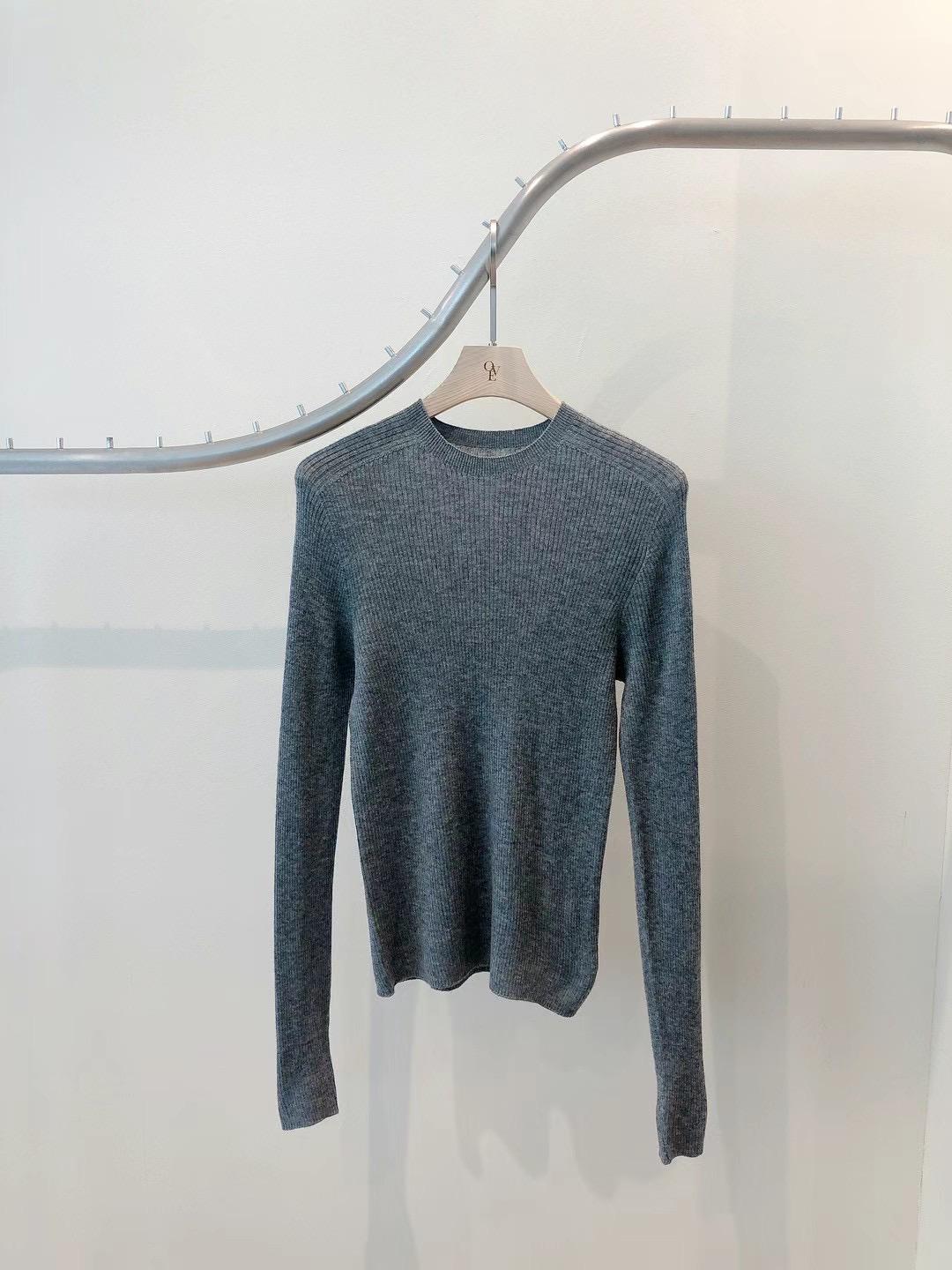 Ribbed Knit Long Sleeved T-shirt *6 Colors