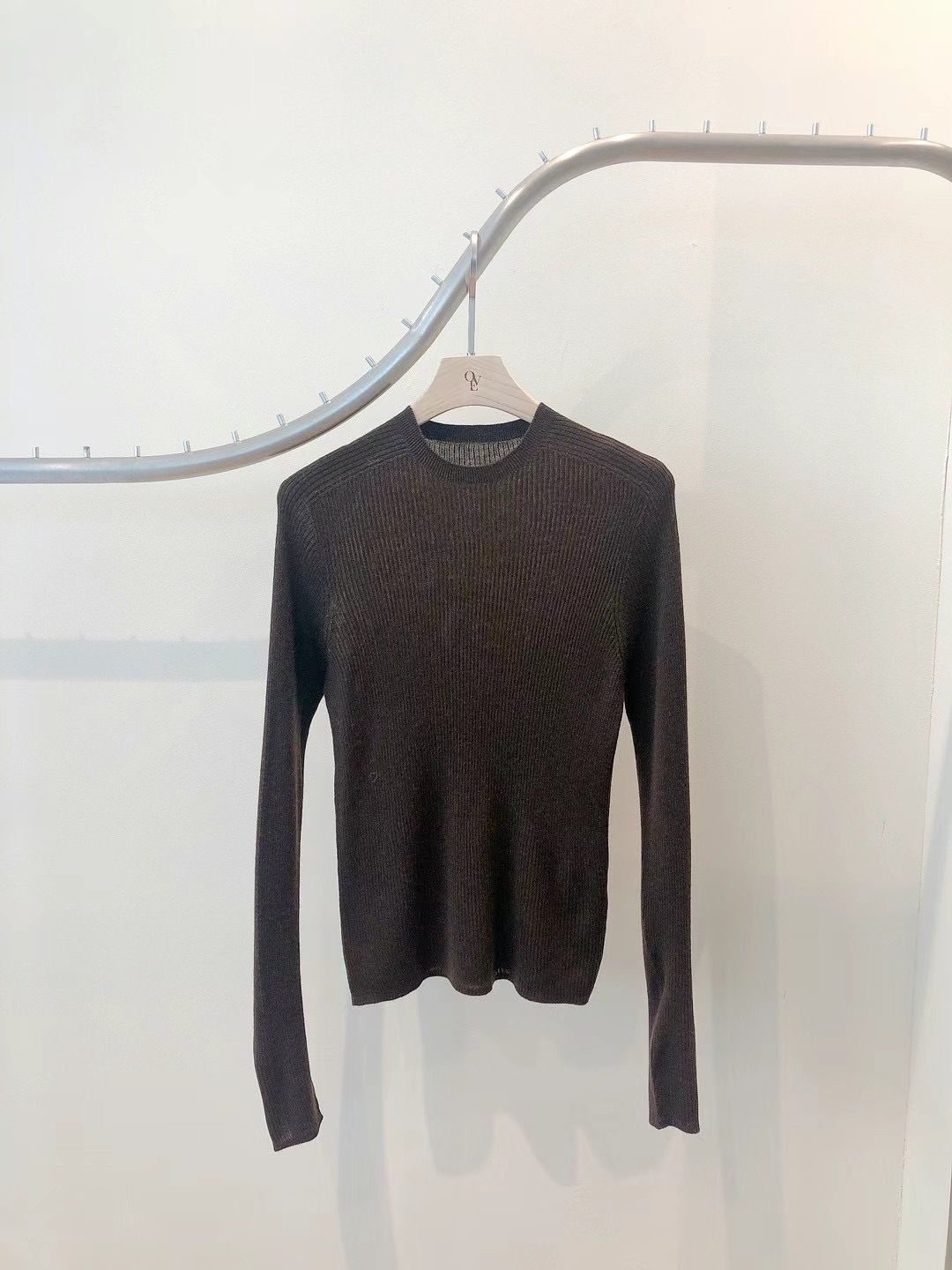 Ribbed Knit Long Sleeved T-shirt *6 Colors